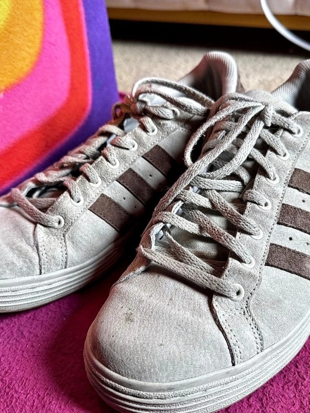 adidas Women's Sneakers US 9 White & Brown